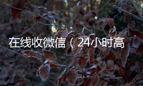 在线收微信（2高价回收vx秒结平台4小时高价回收vx秒结）